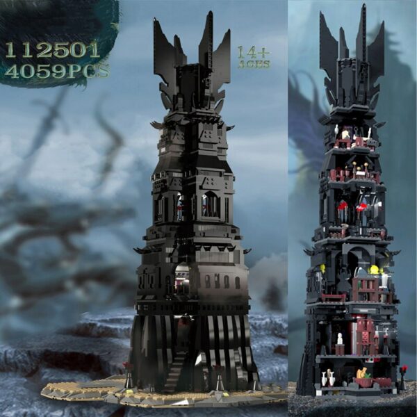 IN STOCK Movie Series The Tower of Orthanc 112501 4059Pcs Building Blocks Bricks Educational Toys Birthday Boy Gifts 16010 10237 2