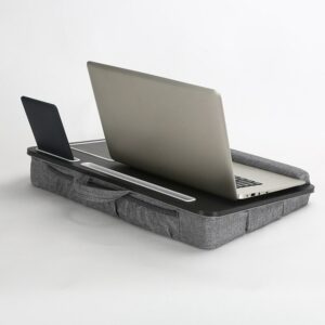 Lap Laptop Desk Portable Lap Desk With Pillow Cushion, Fits Up To Laptop Tablet And Phone Holder 1