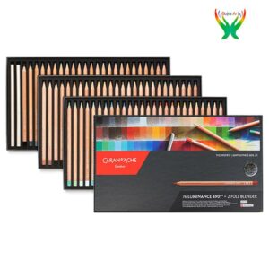 Luminance 6901 master oil color pencil 76 color suit color lead Pine penholder has good hand feel and smooth strokes 1