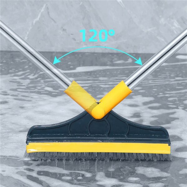 V Head Floor Brush Floor Groove Broom Floor Joint Brush Ceramic Tile Rotation Removable Multi-Purpose Corner Floor Brush Cleaner 5