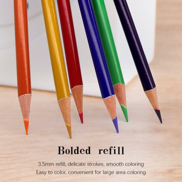 Brutfuner 180 Colors Oil Professional Oil Colored Pencils Wood Watercolor Pencils Drawing Pencil Set For School Art Supplies 2