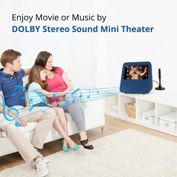 50 Favorite Preset Stations DAB+/FM Radio Portable Television Battery Operated TV Mini TV 3