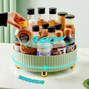 360 Degree Rotation Kitchen Seasoning Storage Rack Multifunctional Seasoning Soy Sauce Vinegar Storage Rack Seasoning Plate Hous 2