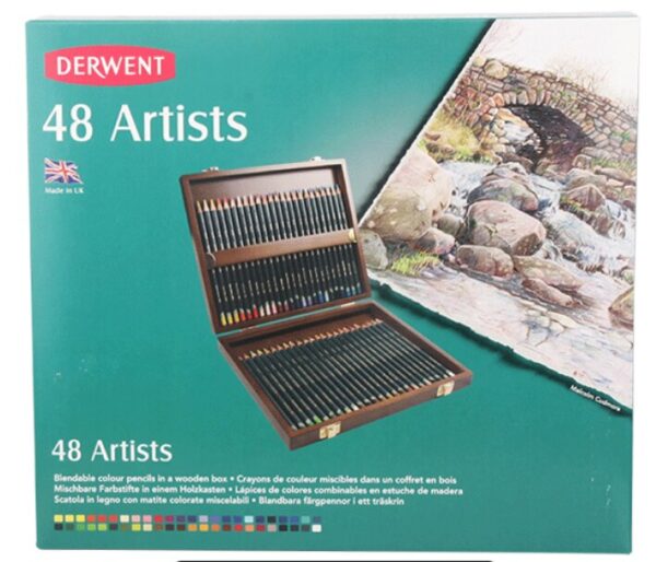 UK Derwent 12/24/36/48/72 color oil Color pencil Drawing Sketch Colour Pencil School Supplies secret garden Pencil tin box 4