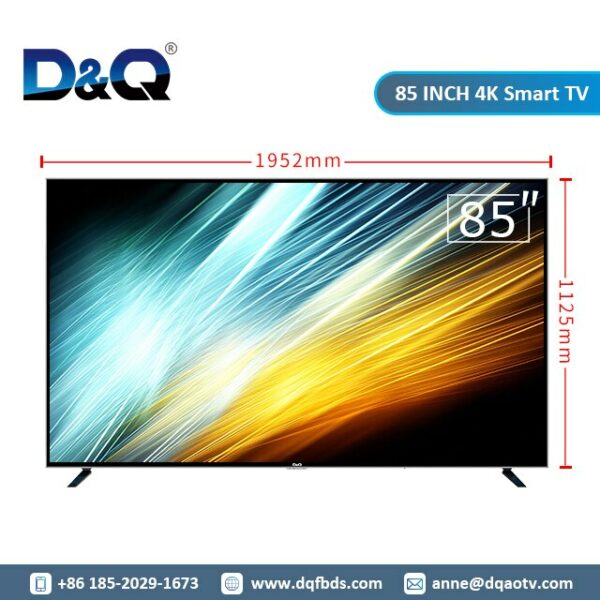 hot sale flat screen tv android television 85 led tv smart for sale China smart android led 4K-UHD factory cheap smart tv 4