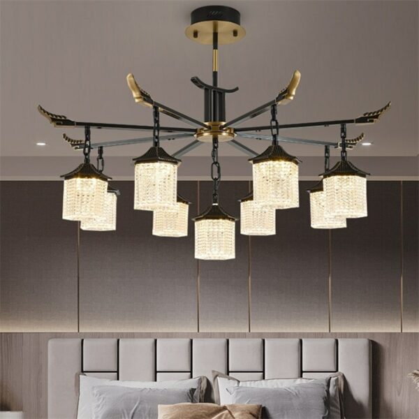 Hongcui New Pendant Light Modern Luxury Brass LED Lamp Fixtures For Home Decorative Dining Living Room 3