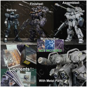 For MG 1/100 RGM-96X Jesta Cannon UC Century Recast Aether ver Resin Dress Detail Up Conversion Model Kit with Decal Metal Parts 1