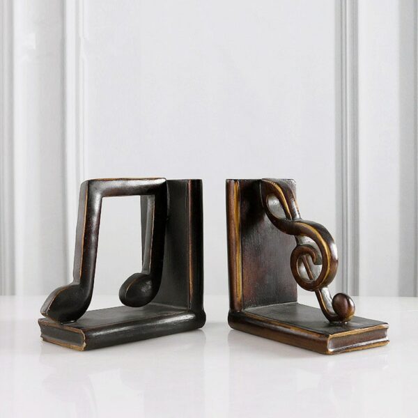 a Pair Creative Synthetic Resin Bookend Shelf  Bookend Holder Office Supplies Home Decoration Book Stand 4