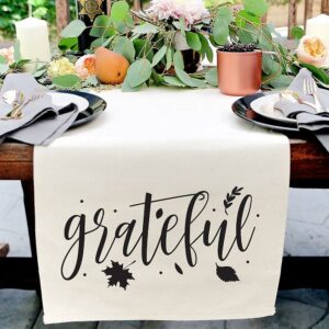 Grateful-cotton Canvas Table Runner