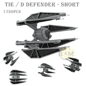 TIE/D Defender-Short model Star Fighter Building Block Set Building Block Self-locking Building Block Toy Holiday Birthday Gift 1