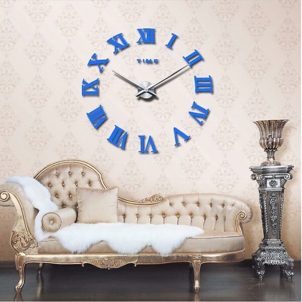 Large Roman Mirror Fashion Modern Quartz Clocks