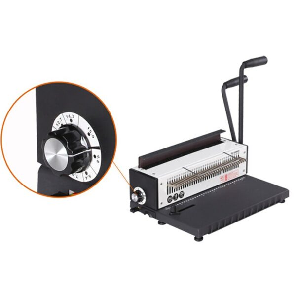 TD-1500B34 Manual Punching And Binding Machine A3A4 Document Iron Ring Punching Machine Pressing Ring Binding Machine 1