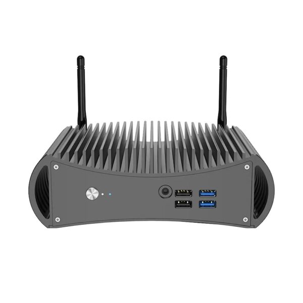 Intel 11th Core i5 1135G7 Fanless Mini PC FU01 Gaming Desktop Computer 3x4K@60GHZ Output Thundbolt 4 Support NVME SSD 5