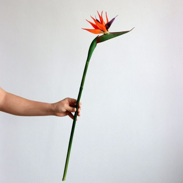 4P Large Bird of Paradise 43'' Artificial Tropical Flower Faux Heaven Bird Plant for Home Office Garden Decor Flower Arrangement 3