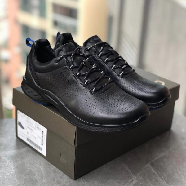 Leather Lace-up Men's Shoes Breathable Leisure Outdoor Golf Fitness Sports Walking Non-slip Boots Cycling Trekking Sneakers 2