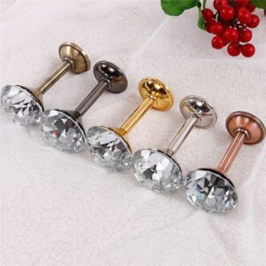 10 pairs Diamond crystal shape Diamond crystal Wall Hanging Hook for Hanging Clothes Hat Scarf Key Hanger Rack Wall Decoration 1