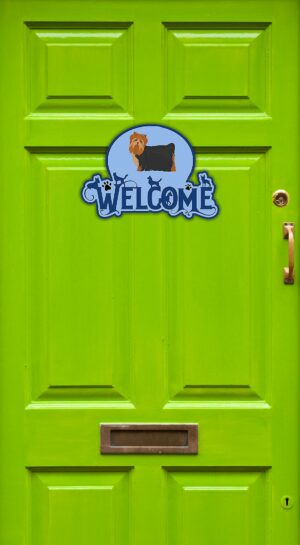 Carolines Treasures CK8079DHW Welcome Door Hanger