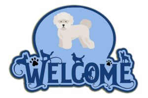 Carolines Treasures CK7999DHW Welcome Door Hanger