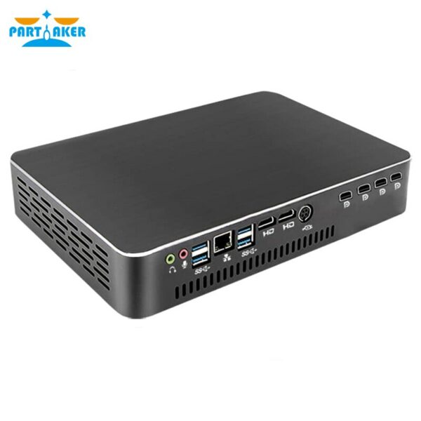 Partaker Mini Desktop PC Computer i9 9900T with T400 2G P1000 4G T1000 8G Dedicated Graphics for Design Video Editing Modeling 2