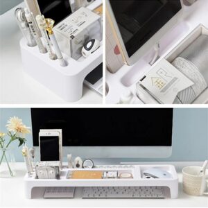 Table Desktop Storage Organizer Holder Keyboard Drawer Office Storage Racks Office Computer Desk Rack Shelf Home Office Storage 1