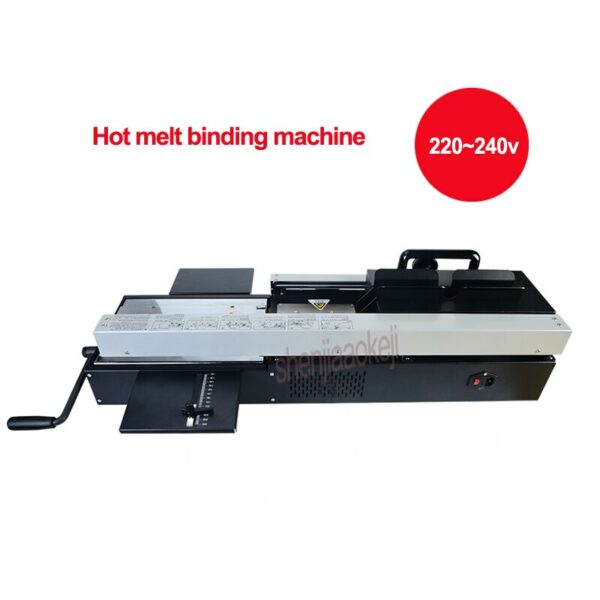 460A A4 Wireless Hot Melt Binding Machine Automatic Electric Heating Binder Book Binding Machine For Graphic Shop Office 1pc 6