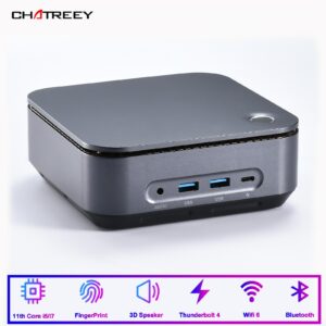 Mini pc Intel  Core i5 1135G7 i7 1165G7 Desktop computer build in Speaker Thunderbolt4 3x4K Output Gaming PC Windows 11 wifi 6 1