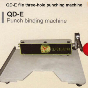 QD-E Labor-Saving Three-Hole Punching Machine, Metal Binding Machine, Punching Machine, Punching And Binding Of Personnel Files 2