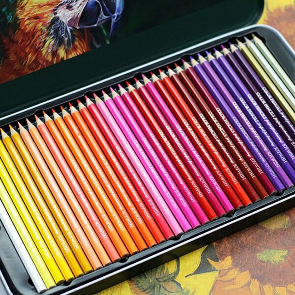 JOSEPH 72 Colors Professional Oil Colored Pencils Drawing Color Pencil with Iron Box Children Gift For Painting Art Supplies 6