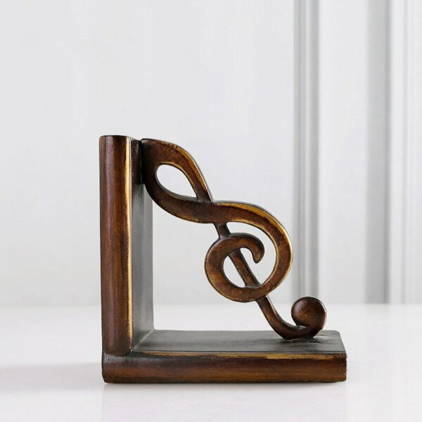 a Pair Creative Synthetic Resin Bookend Shelf  Bookend Holder Office Supplies Home Decoration Book Stand 3