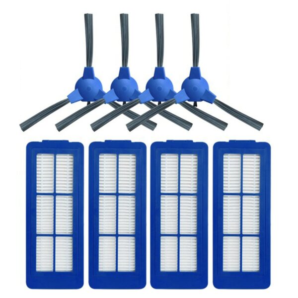 8PC/Set Side Brush Filter For Eufy Robovac G10 Hybrid Robot Vacuum Cleaner Part Vacuum Cleaner Cleaning Brush Replacement Kit 3