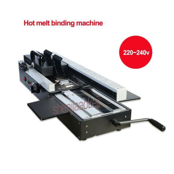 460A A4 Wireless Hot Melt Binding Machine Automatic Electric Heating Binder Book Binding Machine For Graphic Shop Office 1pc 5