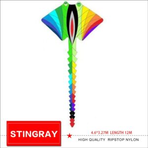 new arrival 12m indistinct Stingray kite soft inflatable kite show kite 2