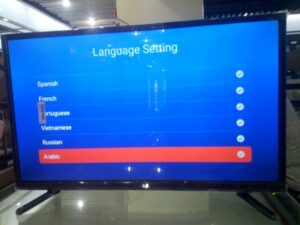 multiple language global t2 32 38 42 46  inch smart TV Dual Core Android 7.1.1 OS Ram 1GB/1.5GB Rom 4GB/8GB LED television TV 2