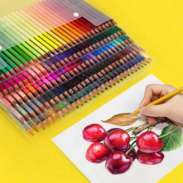 Brutfuner 180 Colors Oil Professional Oil Colored Pencils Wood Watercolor Pencils Drawing Pencil Set For School Art Supplies 5