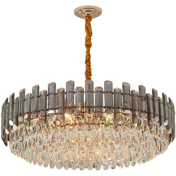 Luxury Crystal Chandeliers Modern Pendant Lights Bedroom Living Room Dining Room Hotel Home Decor E14 Bulbs Suspension Lamps 6