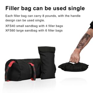 Rhinowalk Fitness Weightlifting Sandbags For Fitness Portable Body Shaping Equipment Outdoor Removable Muscle Training Bag 2