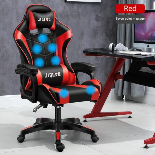 2022 New Massage Computer Chair Gaming Chair Furniture Luminescent RGB Office Chair Ergonomic Swivel Chair Home Live Gamer Chair 2