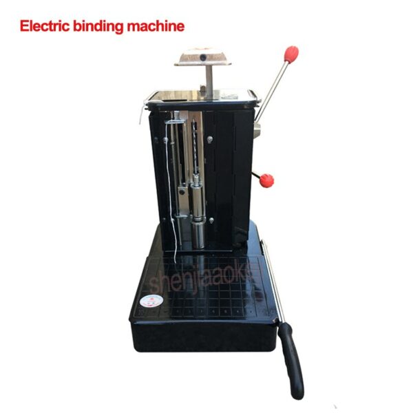 YG-DS automatic threading three-hole bill file punching machine Electric binding machine Financial voucher bookbinding machine 2