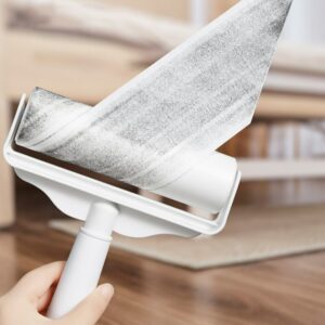 Detachable Long Handle Sticky Roller Gluing Tools Sofa Bed Carpet Cleaner Clothes Pet Hair Dust Removal Brush Collector Cleaning 2