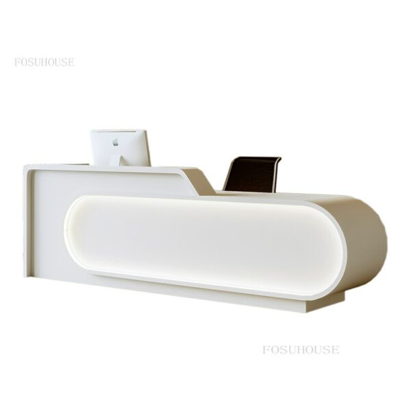 Modern Office Checkout Counter Reception Desks Fashion Front Desk Bar Tables Minimalist Company Cashier Shop Reception Desk 6