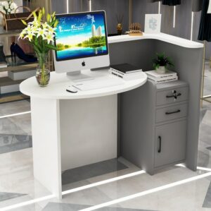 Cash register bar counter front desk shop creative simple modern small beauty salon clothing store counter reception desk 1