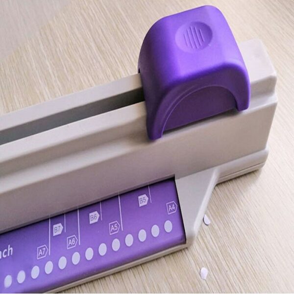 New Continuous 30 Holes Multi-function Puncher A4/B5/A5/B6 Light Duty Paper Loose-leaf Puncher DIY Tools Office Binding Supplies 3