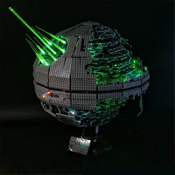 05026 2005 Death Star 2 Blocks Model Building Kit Educational Assembly Brick Toys Chirstmas Birthday Gifts with lde Lights 4