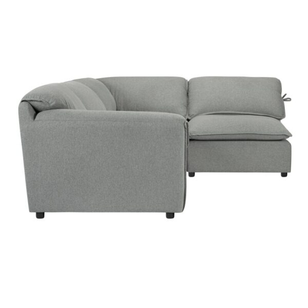 Modern Soft and Comfortable L-Shaped Sectional Sofa Right Hand Facing Living Room Sofa 5