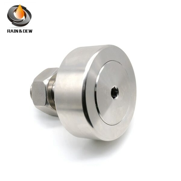 1Pcs CF30-2 KR90 Stud Type Cam Follower Bearing with bolt roller SUS304 Stainless track runner bearing M30X90X100 mm 4