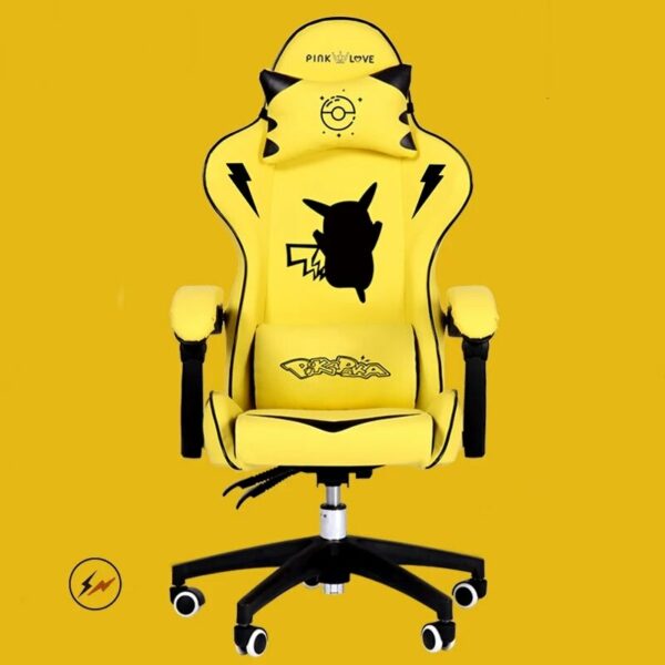 Cute Cartoon Chairs Bedroom Comfortable Computer Chair Home Girls Gaming Chair Swivel Chair Adjustable Live Gamer Chairs 3