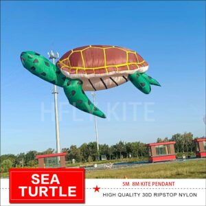 NEW ARRIVAL 5M  8M sea turtle KITE PENDANT LINE LAUNDRY  SOFT  INFLATABLE KITE  30D RIPSTOP NYLON 2