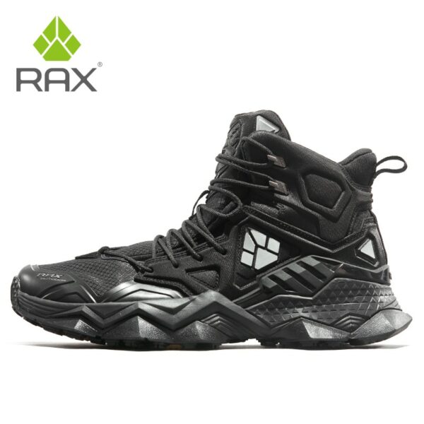 RAX Men Outdoor Trekking Shoes Lightweight Breatheable LeatherMen Waterproof Hiking Shoes Antiskid Mountain Climbing Sneakers 2