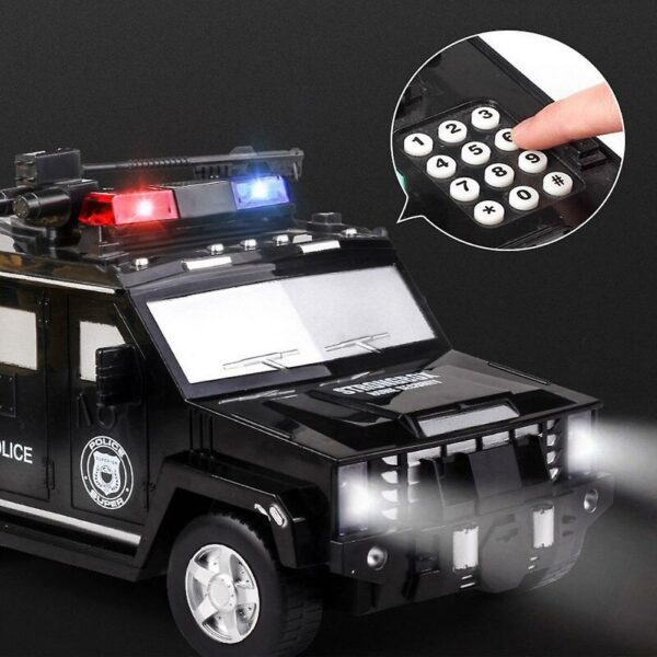 Fingerprint Password Cash Truck Car Piggy Bank Kids Money Box Coin Paper Bank Safe Saving Storage Box Mus