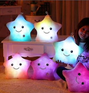 Cushions Soft Stars Plush Cushions With Led Color Light Cushions